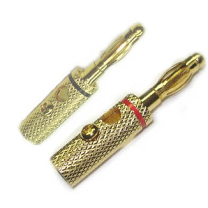 BG1005B/R – BANANA PLUG SOL LESS RED/BLK SET OF 2 PCS (2 pcs/pkg)