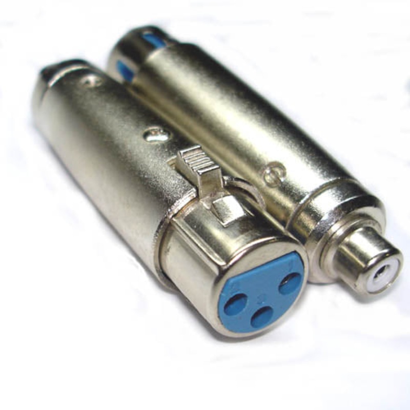 MC1021 – XLR ADAPT 3JK-RCA JACK METAL TIN