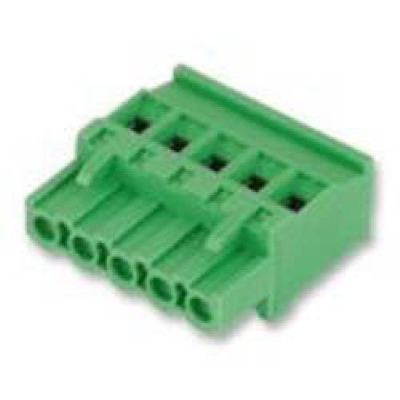 13-2506 – TERM BLOCK 6P FEM PLUG 5.08MM 22-12AWG 15A/3V 12MM WIDE
