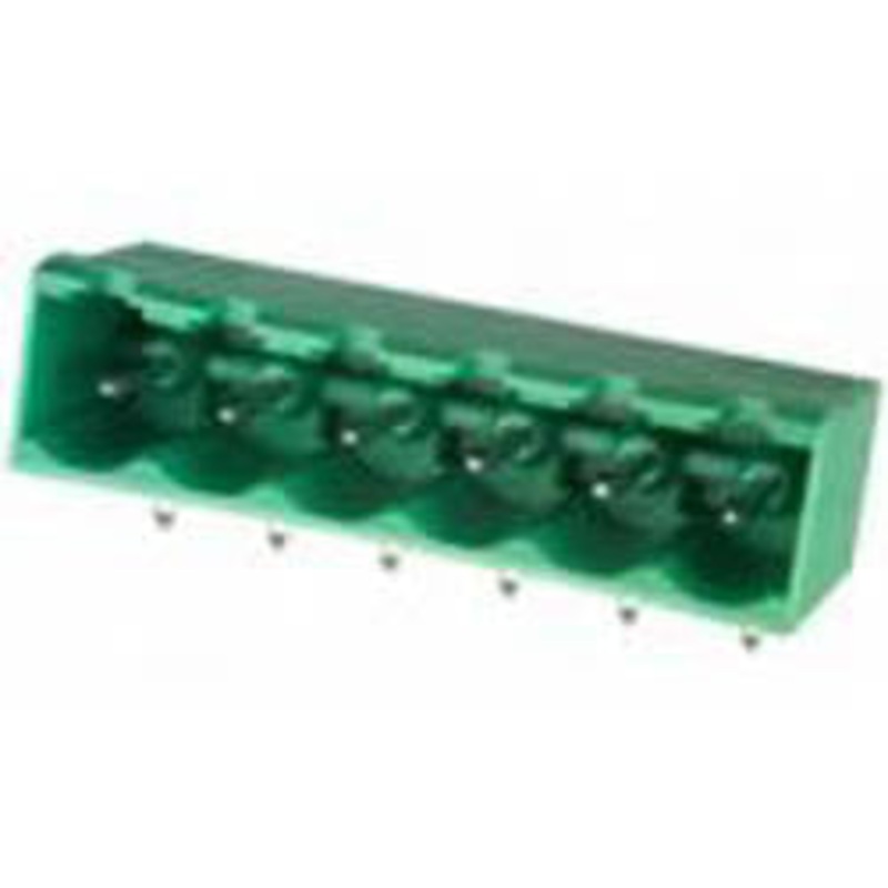 13-2806 – TERM BLOCK 6P PCRA HDR SKT 5.08 MM 15A/300V W-8.3MM CLOSED SIDE