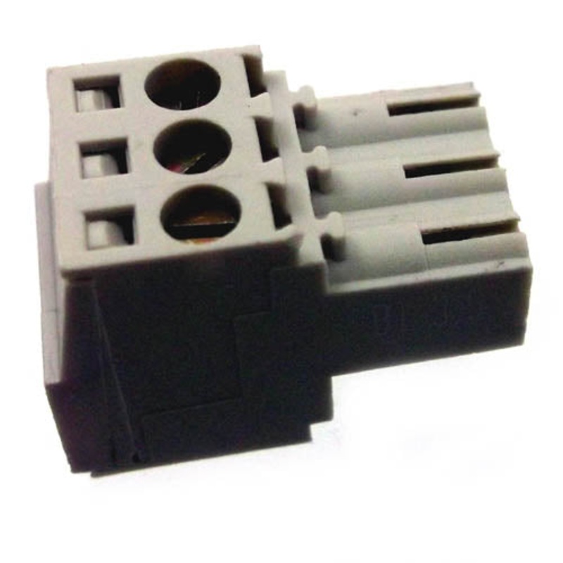 1620460000 – TERM BLOCK 3P FEM PLUG RA 3.5MM 22-14AWG 10A/300V 9.4MM WIDE