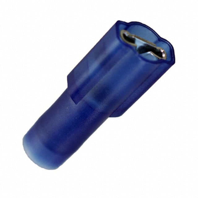 162258-100 – QUICK CONN FEM BLU 0.250IN 16-14AWG 6.35X0.8MM FULLY INSU. (100 pcs/pkg)