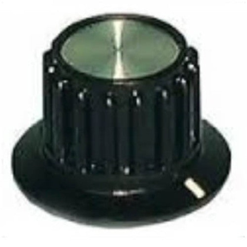 3040 – KNOB 1/4IN PLAST 35MM SCREW BLACK