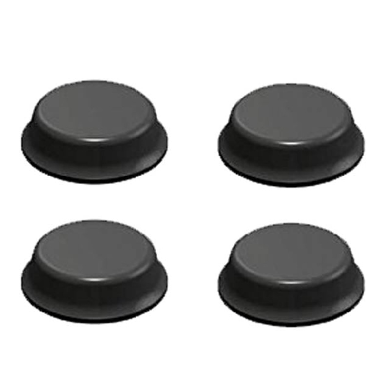 54-880-24 – FEET RUBBER ROUND 13X6MM ADHESIV ADHESIVE BLK (24 pcs/pkg)