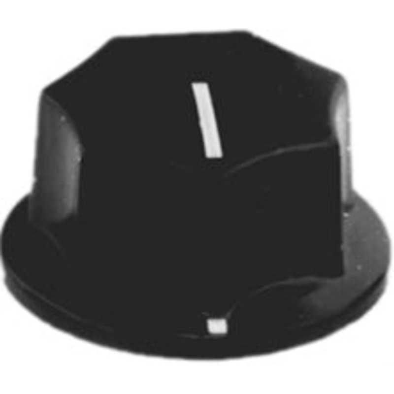 TS125-3WD WL2 – KNOB 1/4IN PLAST 33MM SCREW BLACK