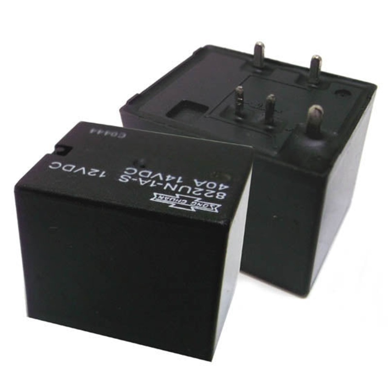 822UN-1A-S-12V – RELAY DC 12V 1P2T 40A 5P PCMT 40A/14VDC