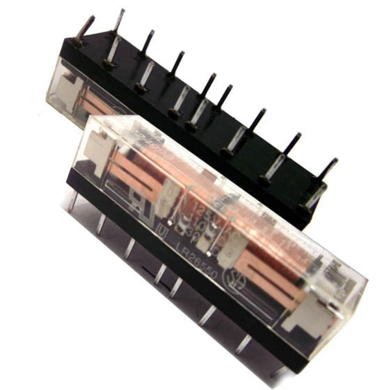 DS4-ML2-DC5V – RELAY DC LATCH 5V 4P2T .6A 16P PCMT .6A/125VAC