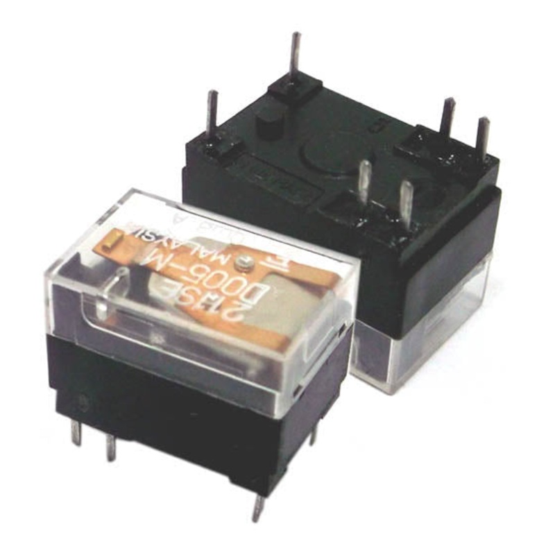 FBR211SED005-M – RELAY DC LATCH 5V 1P2T 2A 6P PCMT