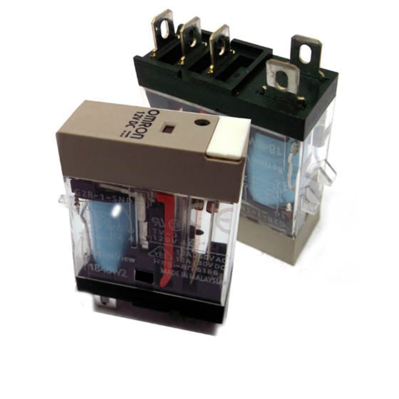 G2R-1-SND-DC12 S – RELAY DC 12V 1P2T 10A 5P PLUGIN PINS 10A/250VAC/30VDC TEST+LED