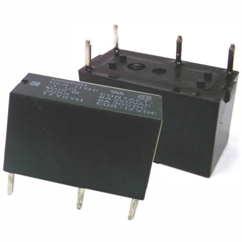 G6B-1174P-1-US-DC12 – RELAY DC 12V 1P1T 8A 4P PCMT 8A/250VAC/30VDC