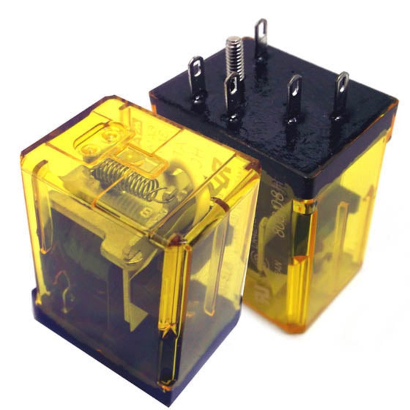 HC1E-DC24V – RELAY DC 24V 1P2T 6A 5P SOLDER PLUG-IN 6A/125VAC/250VAC