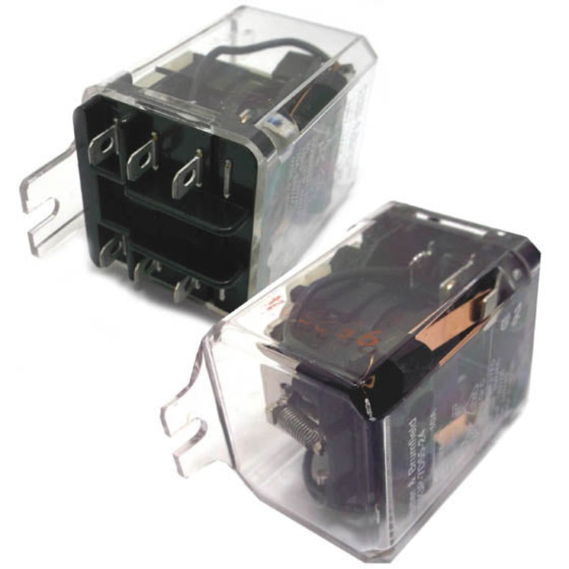 KUGP-7D55-24 – RELAY DC 24V 2P1T 10A 6P PLUGIN 10A/240VAC WITH FLANGE
