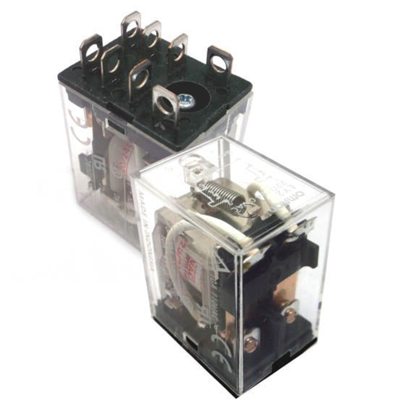 LY2-AC220/240 – RELAY AC 220/240V 2P2T 10A 8P QT SKT 10A/220VAC/24VDC