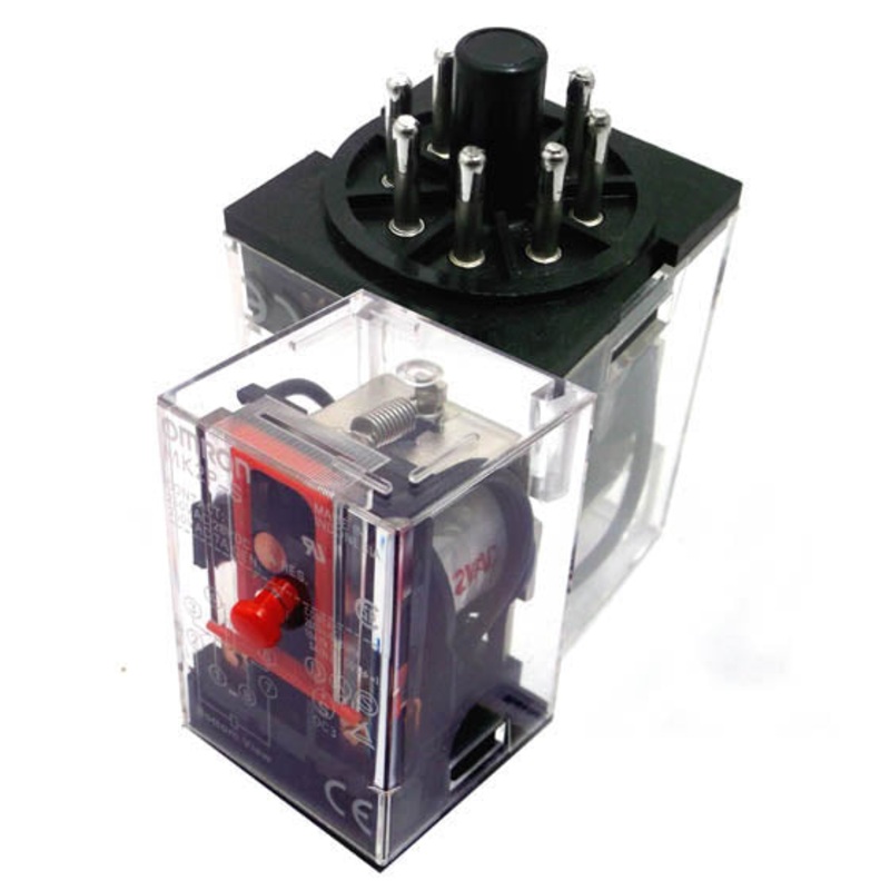 MK2P-S-AC12 – RELAY AC 12V 2P2T 10A 8P ROUND 10A/250VAC/28VDC