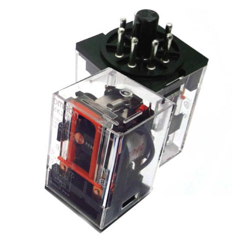 R02-11A10-120N – RELAY AC 120V 2P2T 10A 8P ROUND 10A/250VAC/28VDC WITH LED
