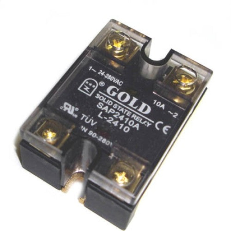 SAP2410A-L – RELAY SSAC 90-280V 10A/280VAC SCREW MOUNT WITH INDICATOR