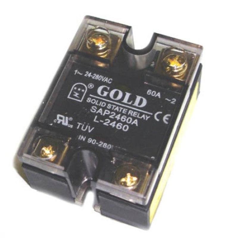 SAP2460A-L – RELAY SSAC 90-280V 60A/280VAC SCREW MOUNT WITH INDICATOR