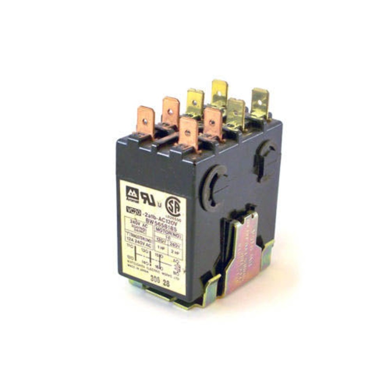 VC15-3A1B-DC12V – RELAY DC 12V 4P1T 15A 10P QT 15A/120VAC BRKT MT