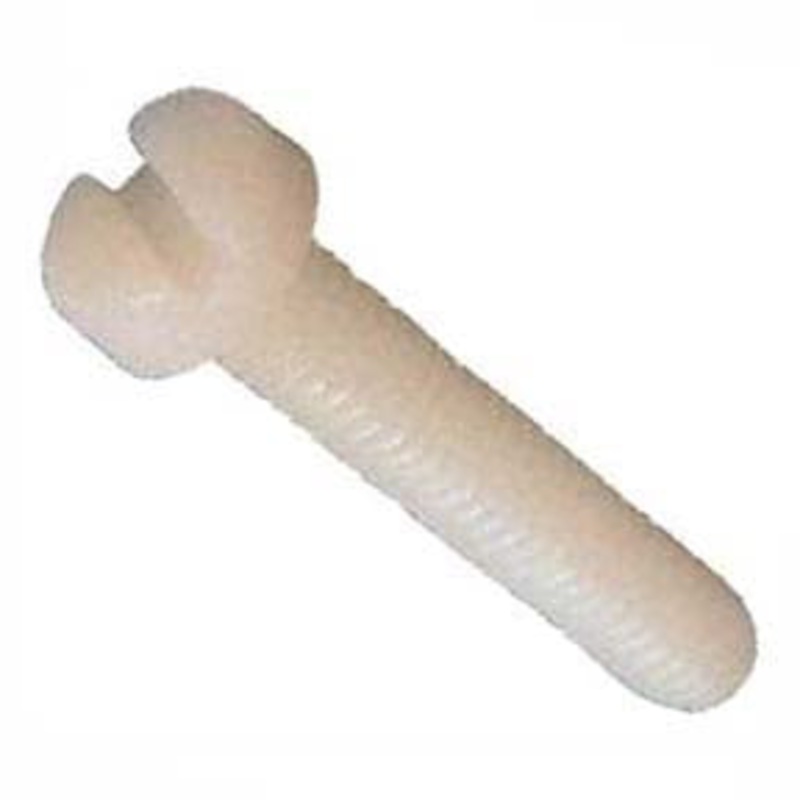 010256P025 – SCREW NYLON 2-56X1/4IN SLOTTED  (8 pcs/pkg)