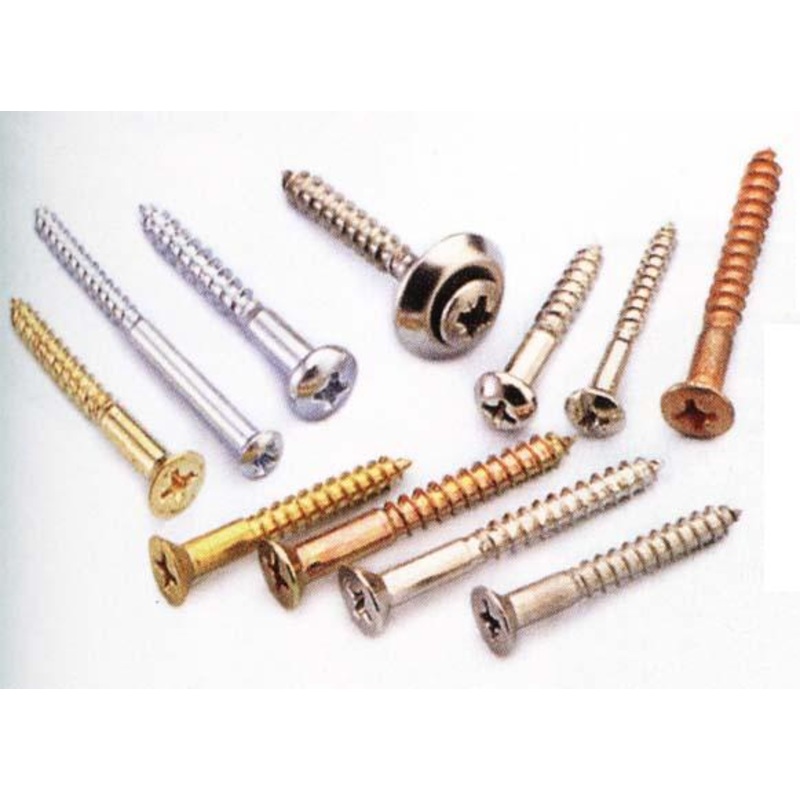 WHS-2361-RH – SCREW WOOD #12X2IN ROBERTSON ROUND HEAD NICKEL PLATED (6 pcs/pkg)