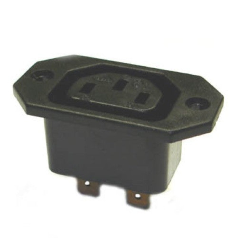 PQD-6081-1 – AC SOCKET 3POS 6A 250V CHMT QTB