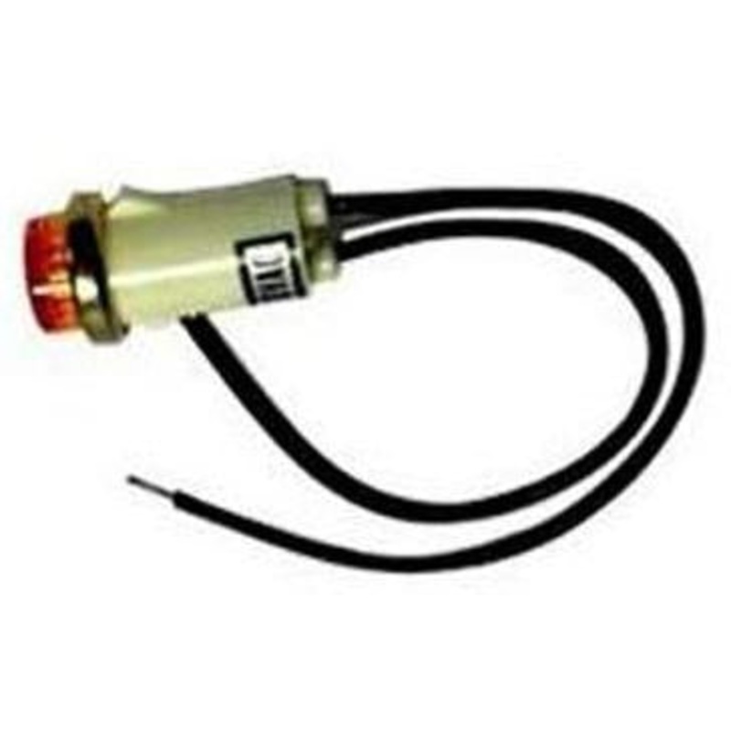 11-2346 – INDICATOR 125V 12MM RED SNAP FIT WITH WIRE