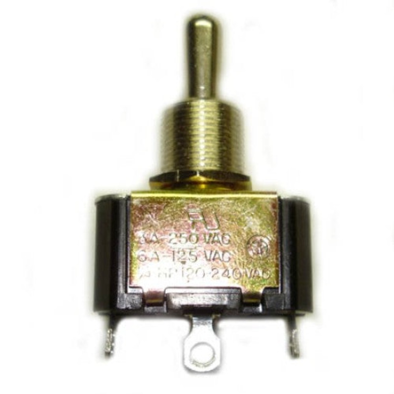 2FB63-68 – TOGGLE SWITCH 1P2T 6A ON-OFF-ON 125VAC TH SOL 12MM HOLE
