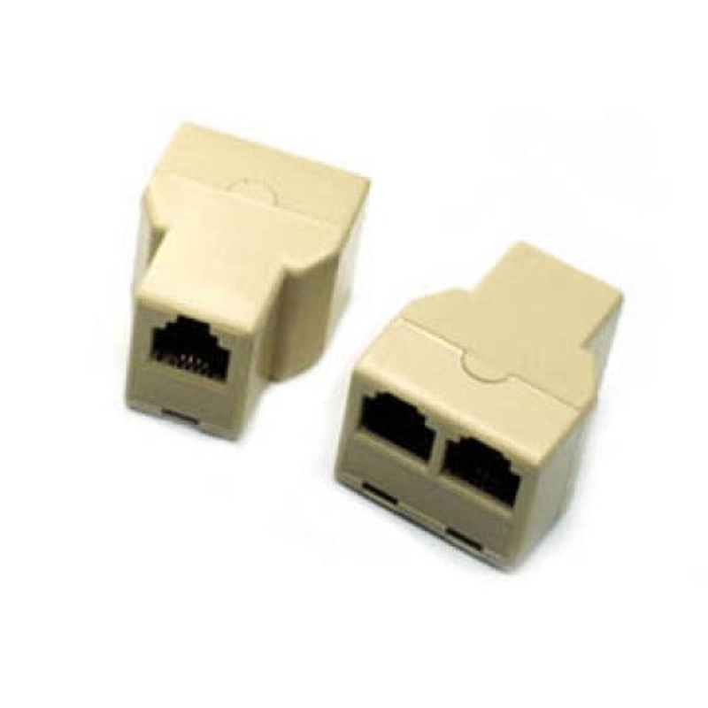 300-074 – MODULAR T ADAPTER 6P4CJKX2 6P4CJ BEIGE
