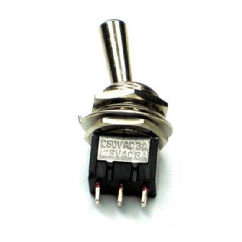 66-1231 – TOGGLE SWITCH 1P2T 6A ON-NONE-ON 125VAC TH SOL 12MM HOLE