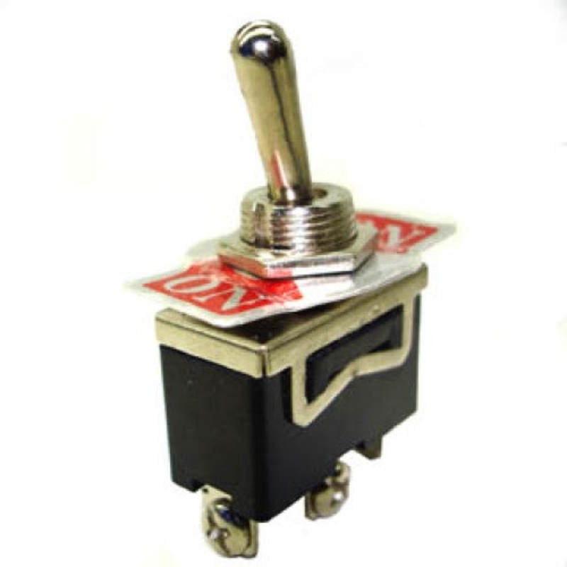 66-1802 – TOGGLE SWITCH 1P2T 20A ON-NONE- ON 125VAC TH SCR 12MM HOLE