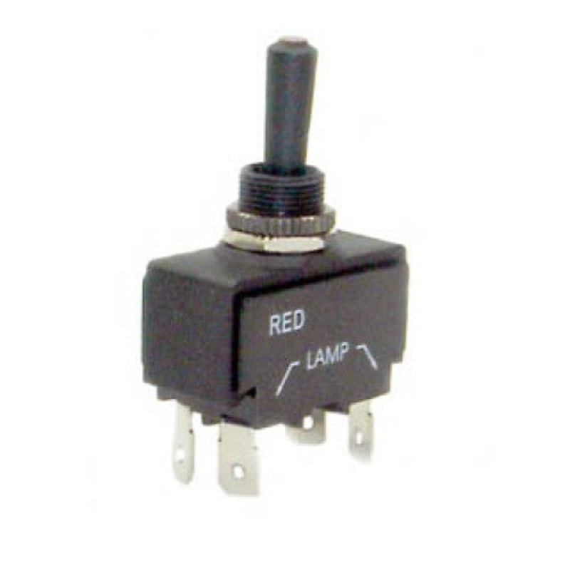 7900054 – TOGGLE SWITCH LIT 1P2T 5A ON-OFF -ON TH QT PLAS ACTU 12MM HOLE