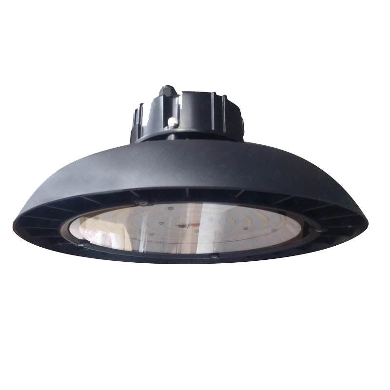 CHBU-200W-110-H-40K-HV – LED HIGH BAY ROUND LIGHT 15IN BLK 277-480V 200W 130LM/W 4000K