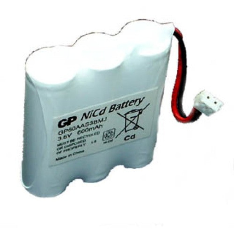 GP60AAS3BMJ – BATTERY NI-CAD 3XAA 600MAH JST 3.6V