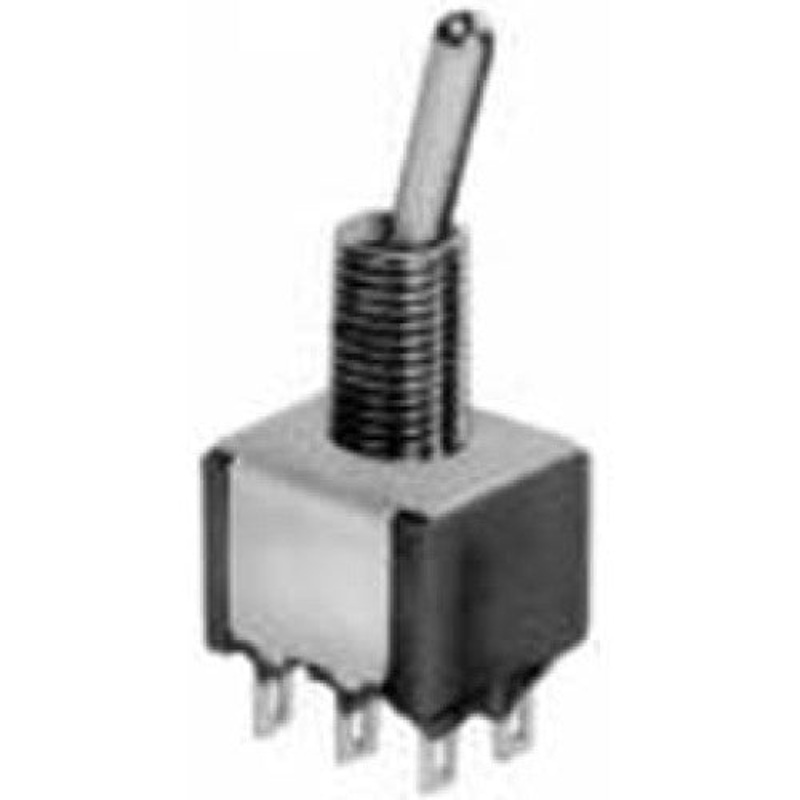 SW1004 – TOGGLE SWITCH 2P2T 6A ON-NONE-ON 125VAC TH SOL 6MM HOLE (5 pcs/pkg)