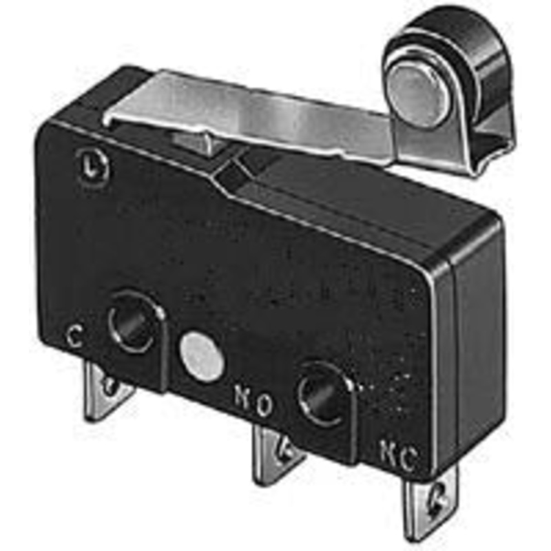 2750017 – MICRO SWITCH 1P2T NO/NC 19X10MM 19MM ROLLER LEVER 5A/125VAC SOL