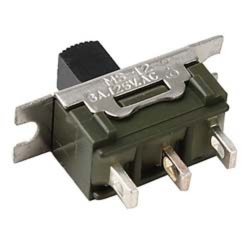 2750409 – SLIDE SWITCH 1P2T ON-ON SOL 3A@125VAC (2 pcs/pkg)