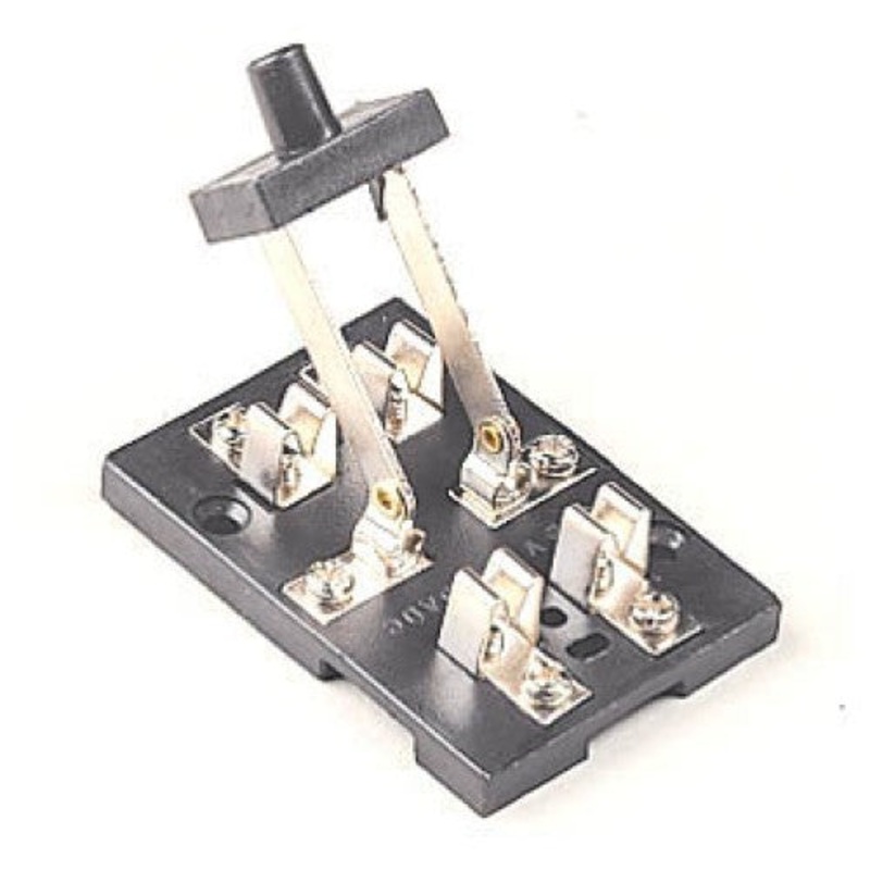 2751537 – KNIFE SWITCH 2P2T WITH POSTS BASE 2.4X1.7X2.4IN