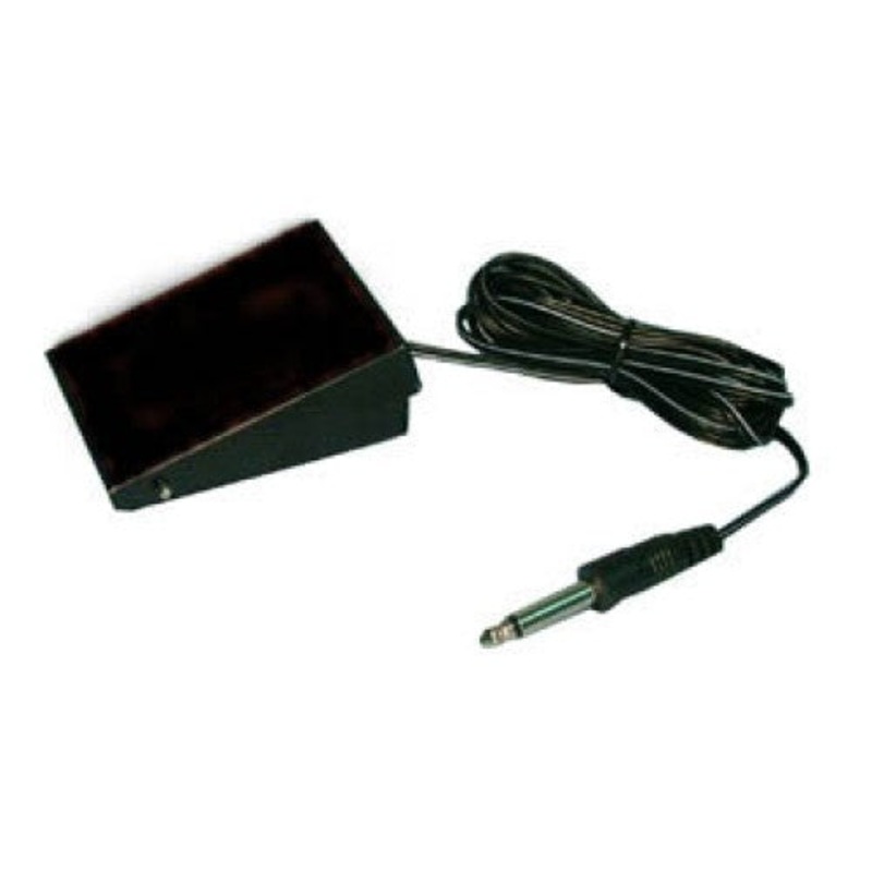 30-17092 – FOOT SWITCH LAT 1P1T 5A/125VAC 10FT WIRE 6.3MM MONO PLUG