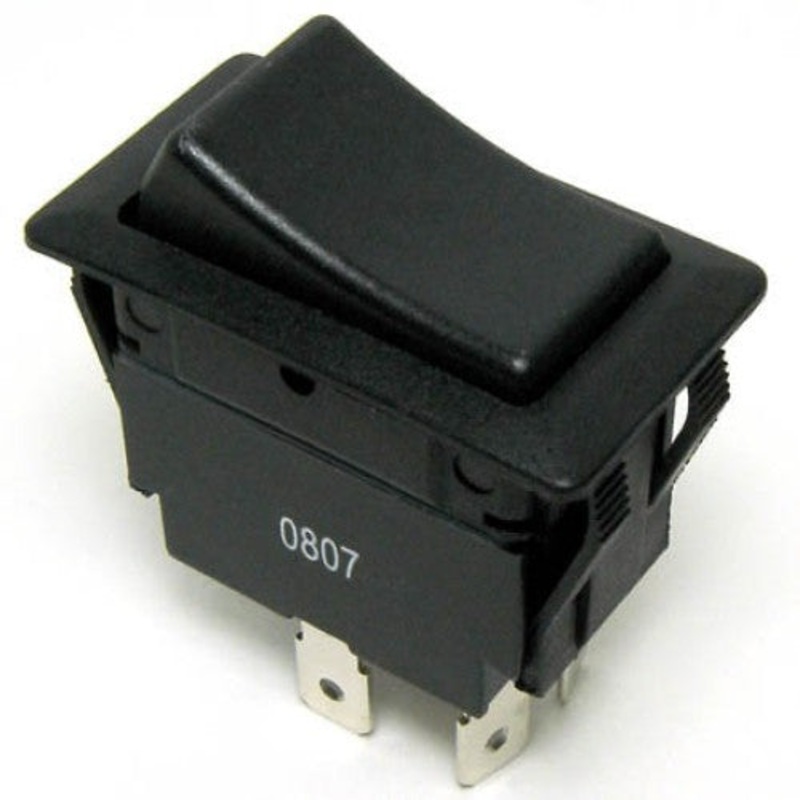 30-630 – ROCKER SWITCH 2P1T 20A ON-OFF 125VAC QT 21X38MM BLK