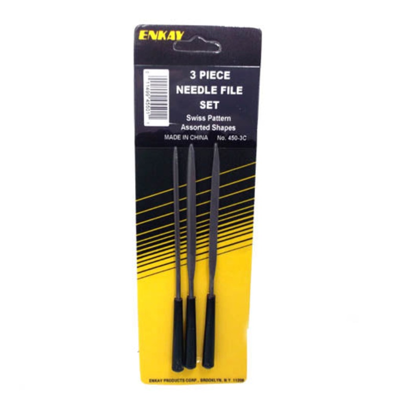 450-3C – FILE NEEDLE 3PC/SET 5.5IN ASSORTED