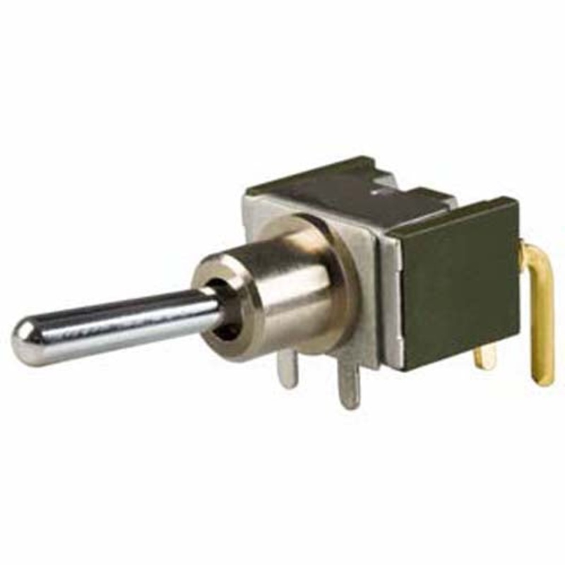 573-1313-0601-100 – TOGGLE SWITCH MOM 1P2T 20MA (ON) -OFF-(ON) 20V UNTH PCRA 6MM HOLE