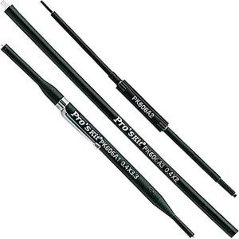 800-130 – ALIGNMENT TOOL KIT 5IN DUPLEX PLASTIC MET TIPS BLK 3PC/SET