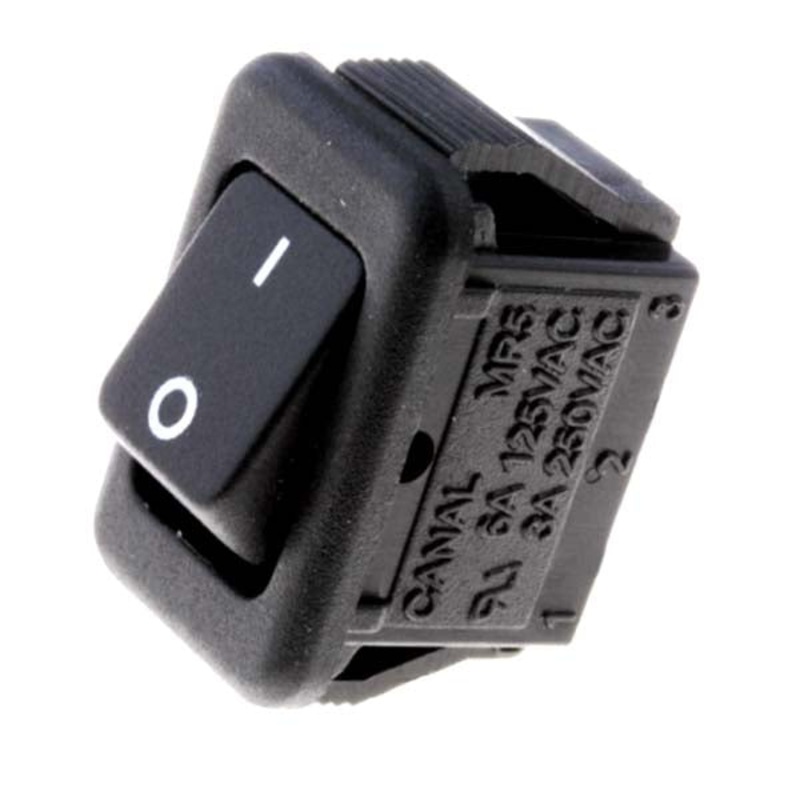 MR5-110-F5-BB-DP – ROCKER SWITCH 1P1T 6A ON-OFF 125VAC SOL 8.5X14MM BLK