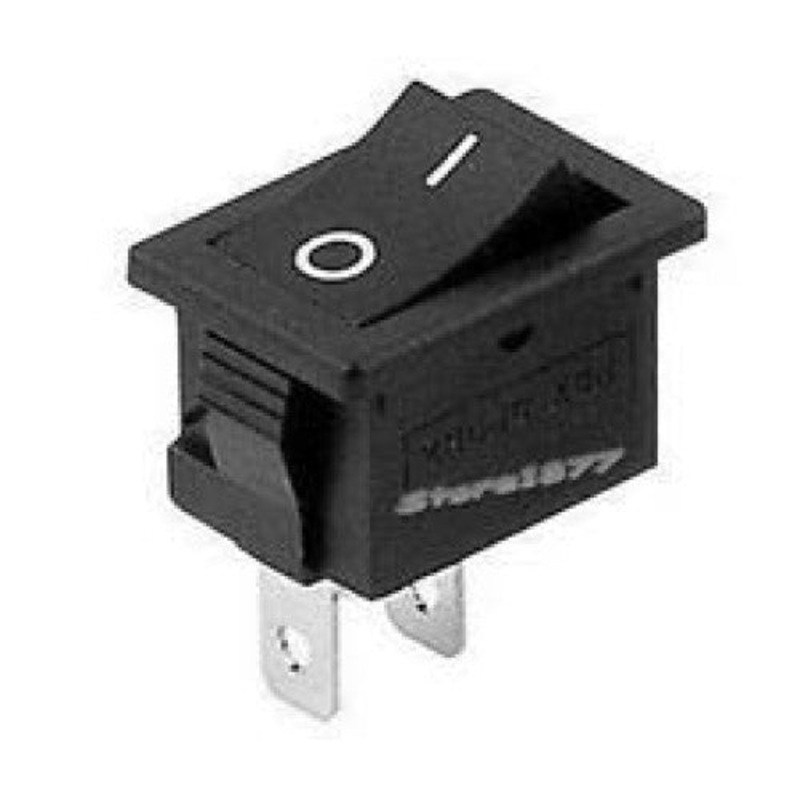 RH110-C5N-BBN-DP – ROCKER SWITCH 1P1T 16A ON-OFF 125VAC QT 11X30MM BLK