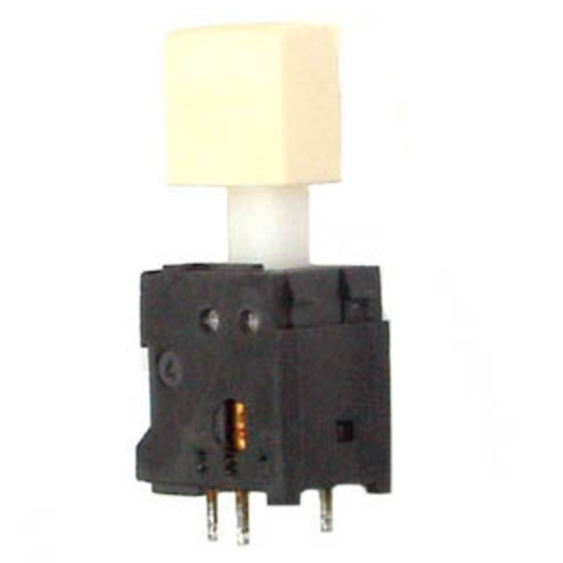 SCBA-1573 – PUSH SWITCH MOM 1P1T NO PCST UNTH 13X10MM ACTUATOR HT 15.20MM