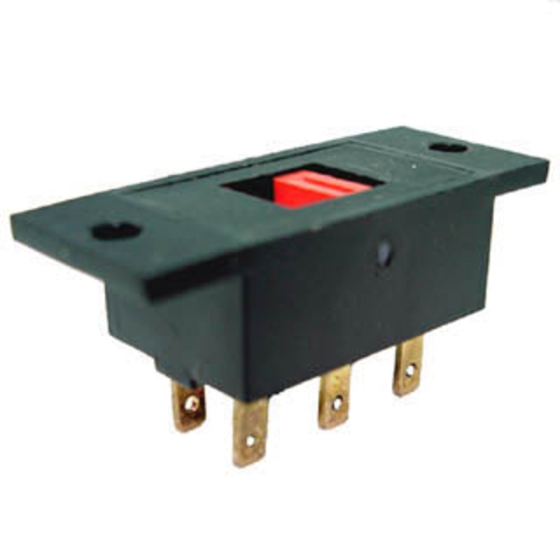SMG-585-1 – SLIDE SWITCH 1P2T SOLDER CHMT 10.1A/125VA