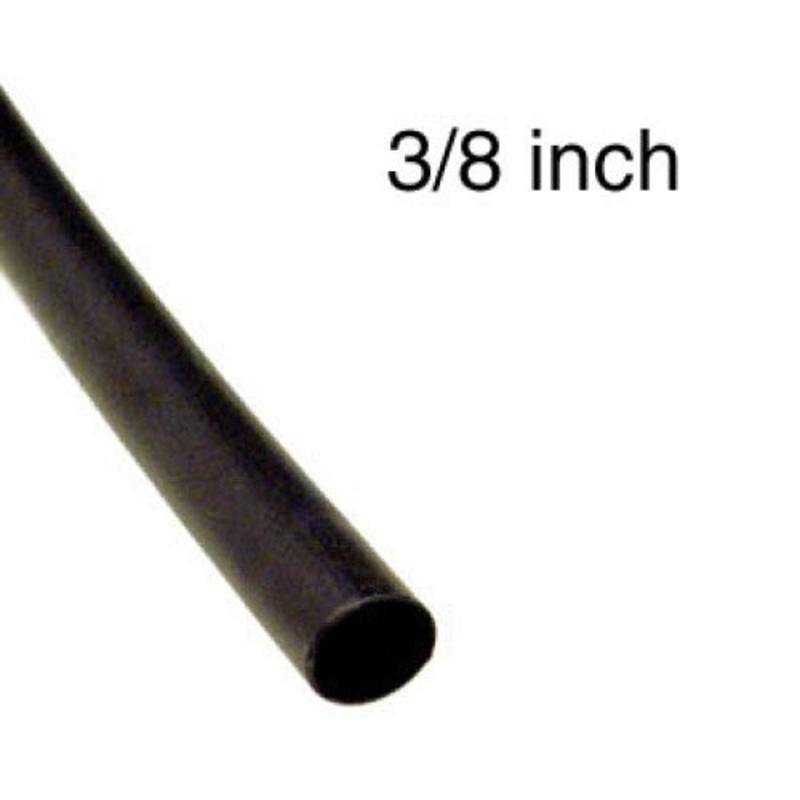 01048 – TUBING HST 3/8INX4FT DW BLK 3:1 600V 125C ADHESIVE