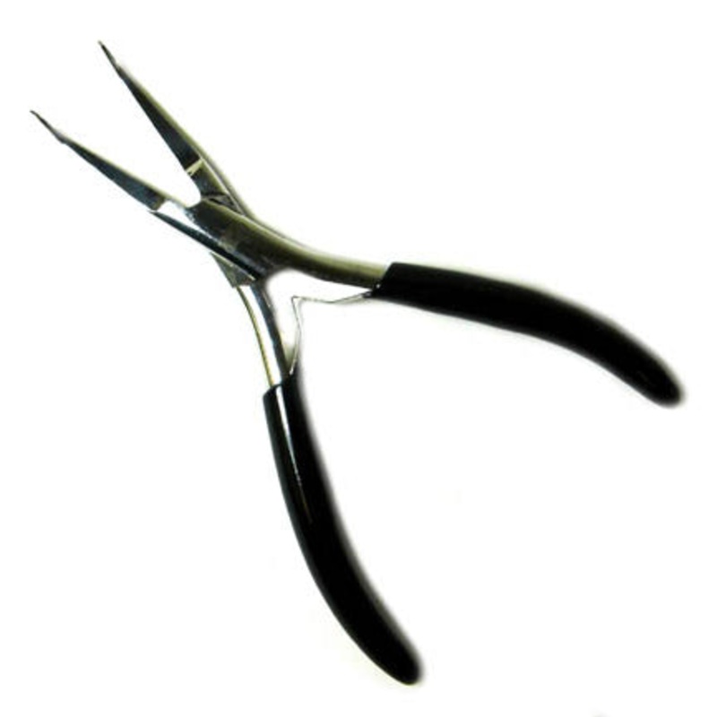 100-014 – PLIERS NEEDLE ANGLED NOSE 5IN SMOOTH JAW