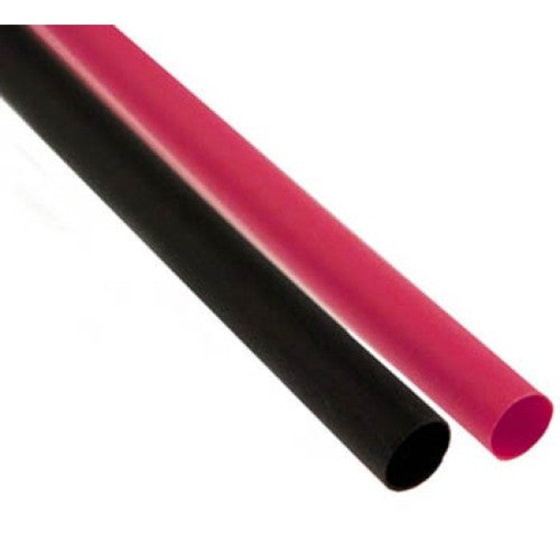 303602 – TUBING HST 1/4INX3IN DW BLK/RED ADHESIVE 2PCS/SET