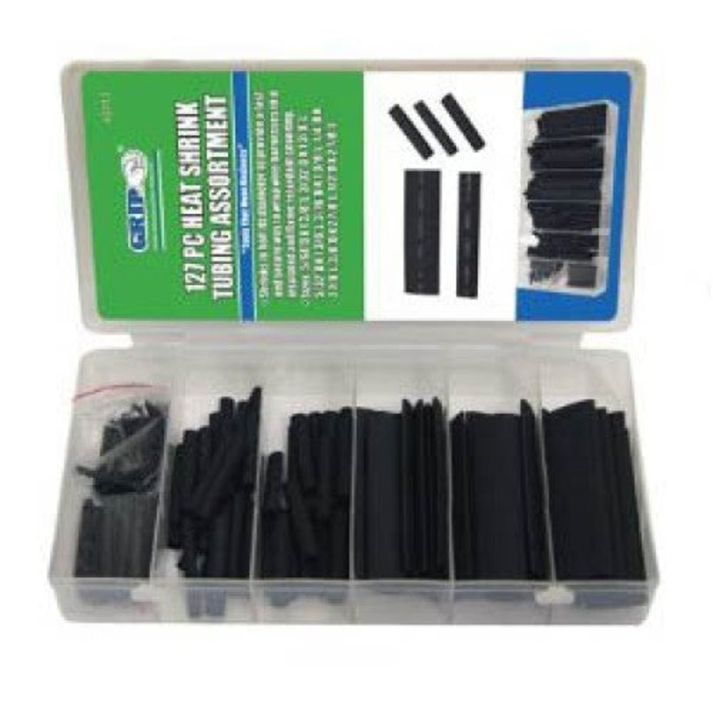 43113 – TUBING HST ASSORTED SIZES BLACK 127PCS/PACK